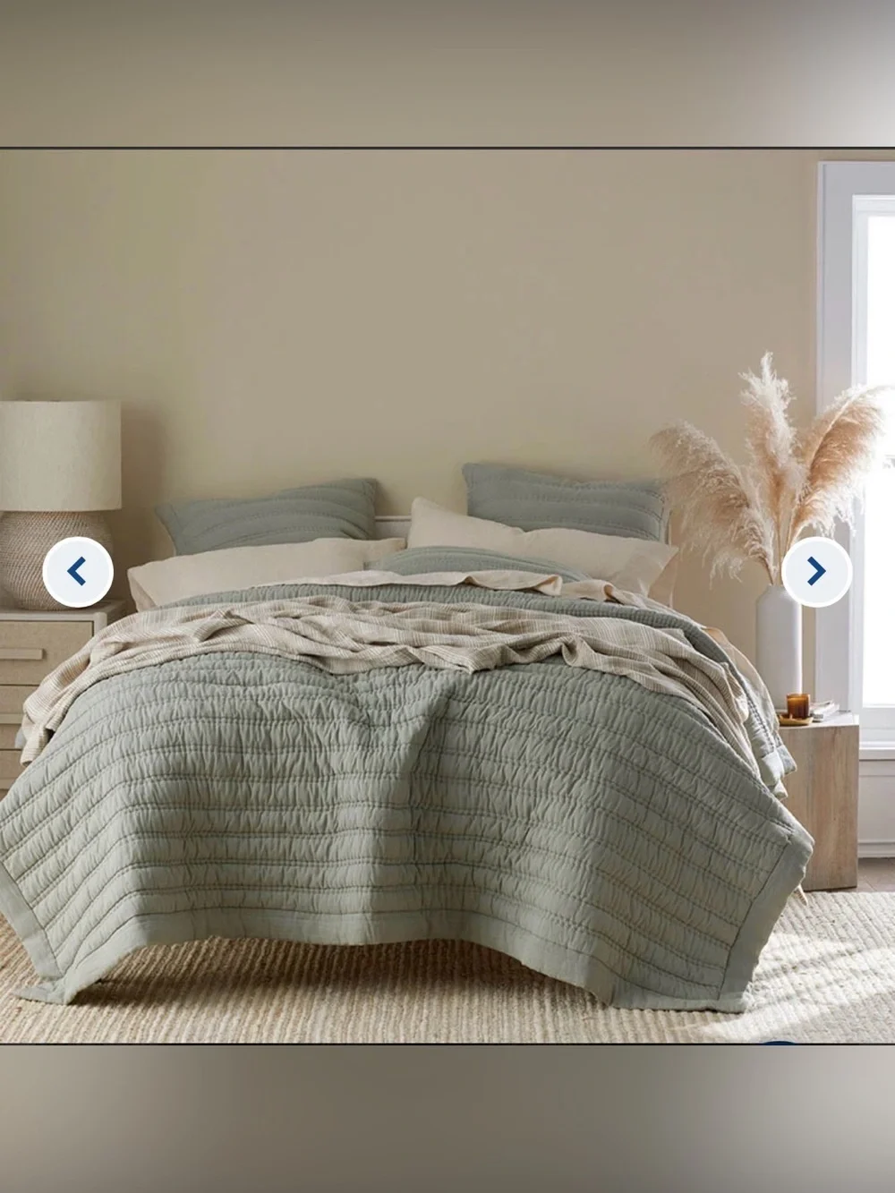 The Company Store European Washed Linen Quilt